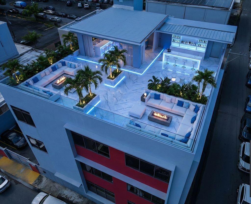 BORI Lounge rooftop aerial concept